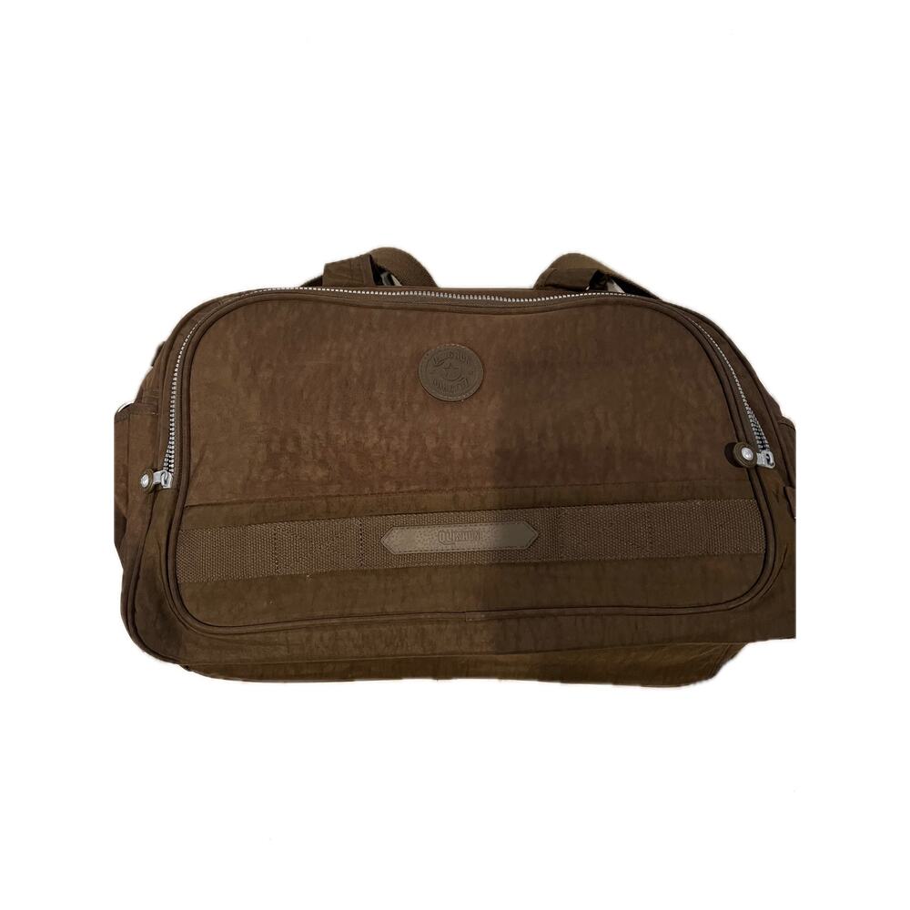 Qlishun Canvas Tote Weekender Bag  20"x12"x10"